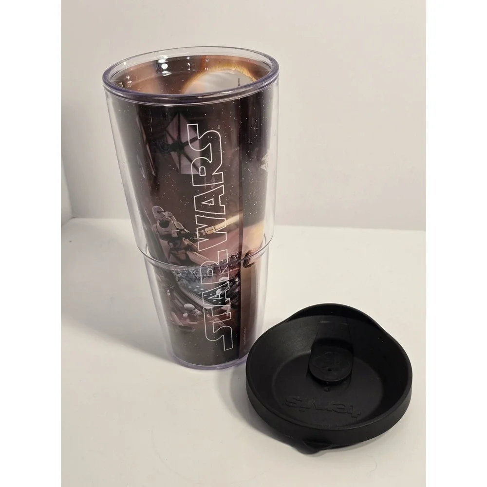 Tervis Star Wars Tumbler Collectible‎ Movie Characters Black Lid Insulated NEW
